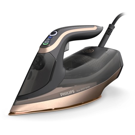 Philips Azur 8000 Series DST8041 Steam Iron 3000W Black Gold - Powerful & Stylish for Perfect Results